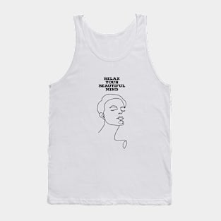 RELAX / BEAUTIFUL MIND. Tank Top